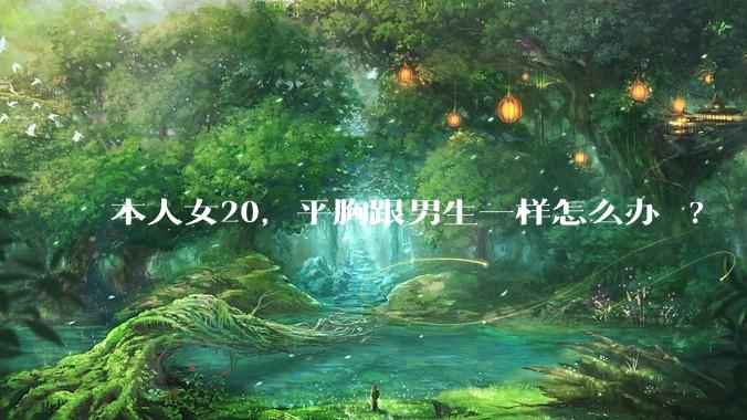 本人女20，平胸跟男生一样怎么办 ?